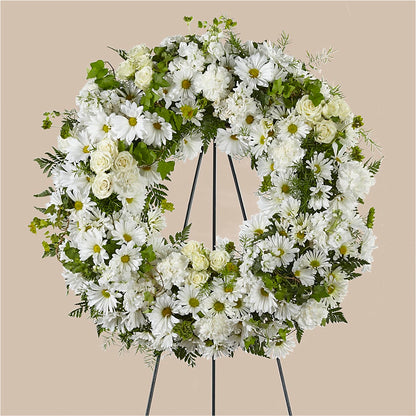 Faithful Wishes Wreath –  Wade Florists Llc, Saint Louis MO