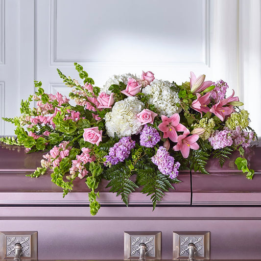 Life's Gratitude Casket Spray –  Wade Florists Llc, Saint Louis MO