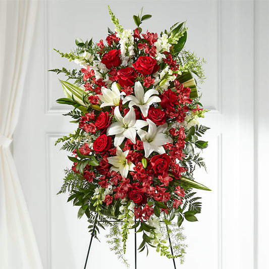 Everlasting Memory Standing Spray –  Wade Florists Llc, Saint Louis MO