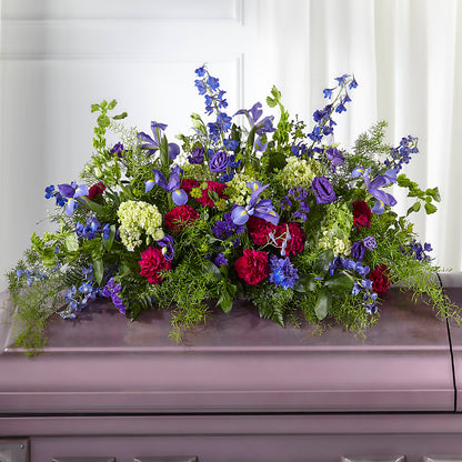 Always Treasured Casket Spray –  Wade Florists Llc, Saint Louis MO