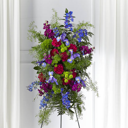Heavenly Skies Standing Spray –  Wade Florists Llc, Saint Louis MO