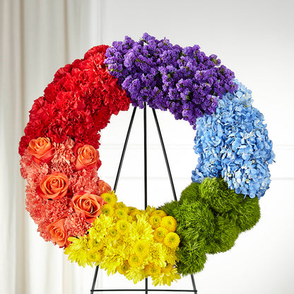 Circle of Love Wreath –  Wade Florists Llc, Saint Louis MO