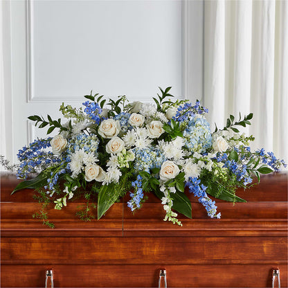 Timeless Essence Casket Spray –  Wade Florists Llc, Saint Louis MO