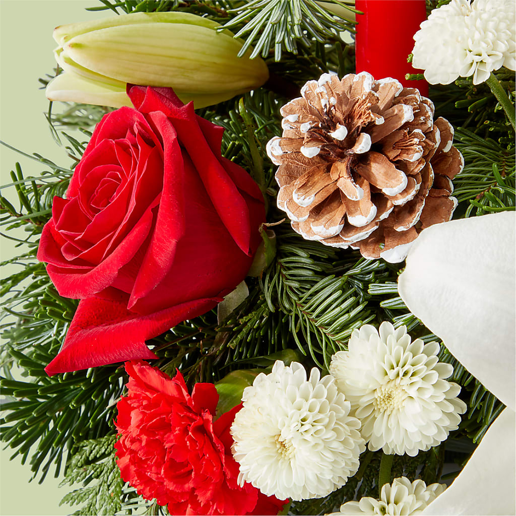 Seasonal Festivities Centerpiece –  Wade Florists Llc, Saint Louis MO