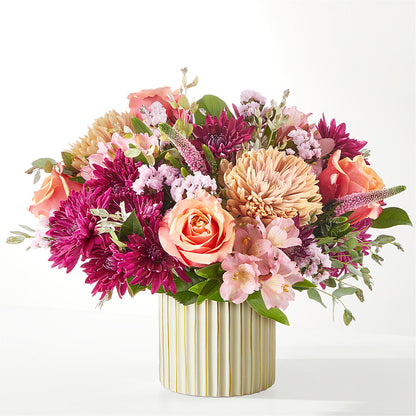Berry Cobbler Bouquet with Ivory Vase –  Wade Florists Llc, Saint Louis MO