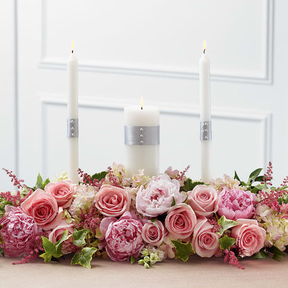 Worldwide Romance Unity Candle Arrangement –  Wade Florists Llc, Saint Louis MO